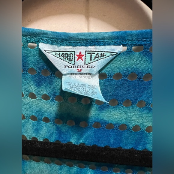 Hard Tail tank top tie dye fish net - Picture 3 of 6